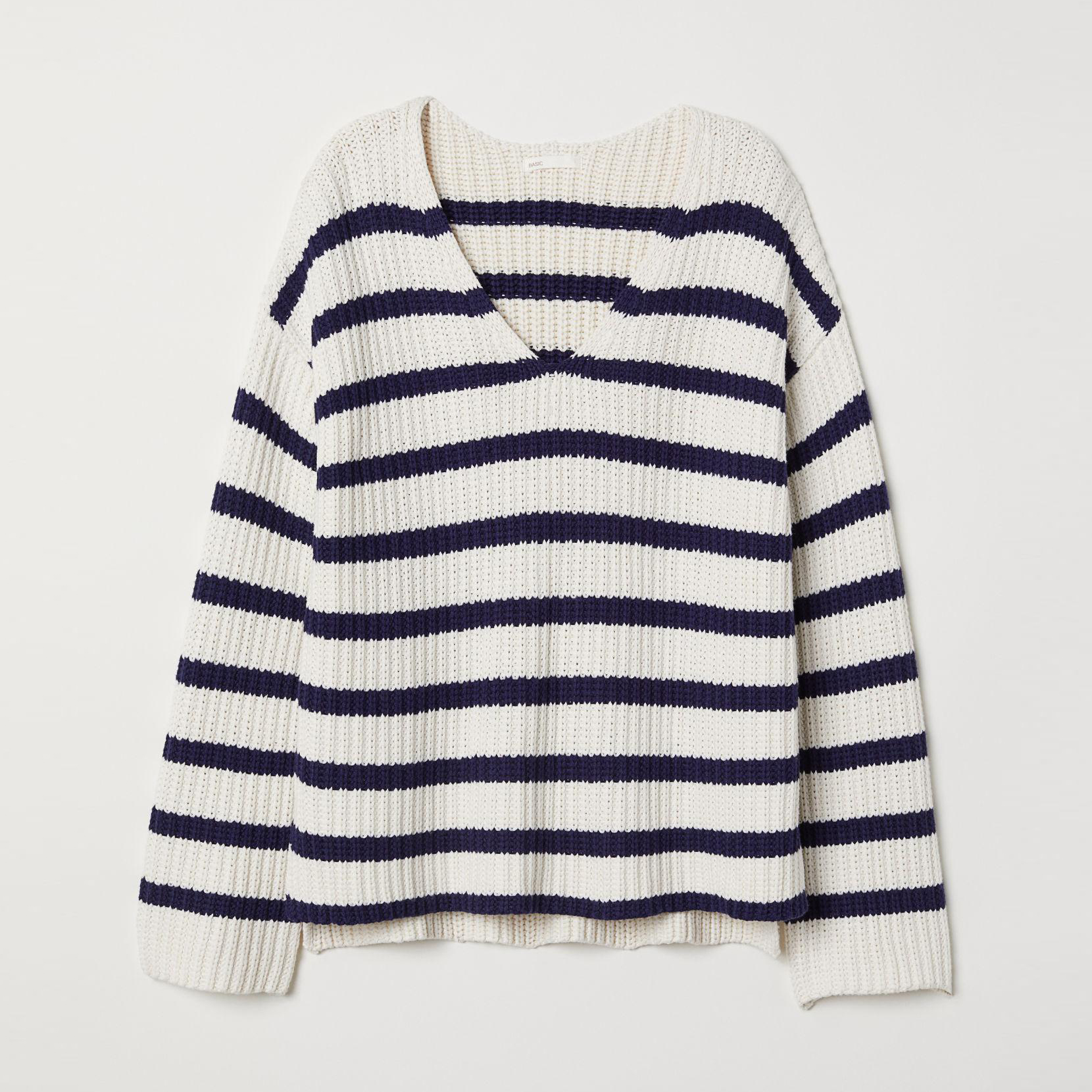 

Пуловер H&M XAZ164373DNZK  Белый с синим, Пуловер H&M XAZ164373DNZK S Белый с синим