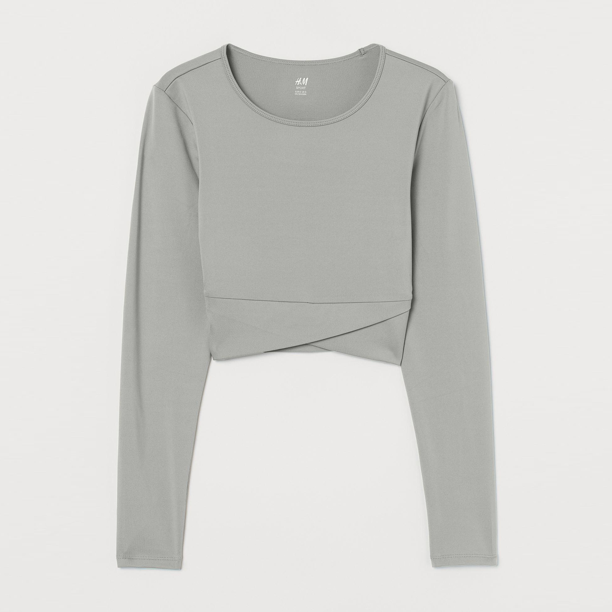 

Спортивный топ H&M XAZ279784ERPC S Темно-мятный