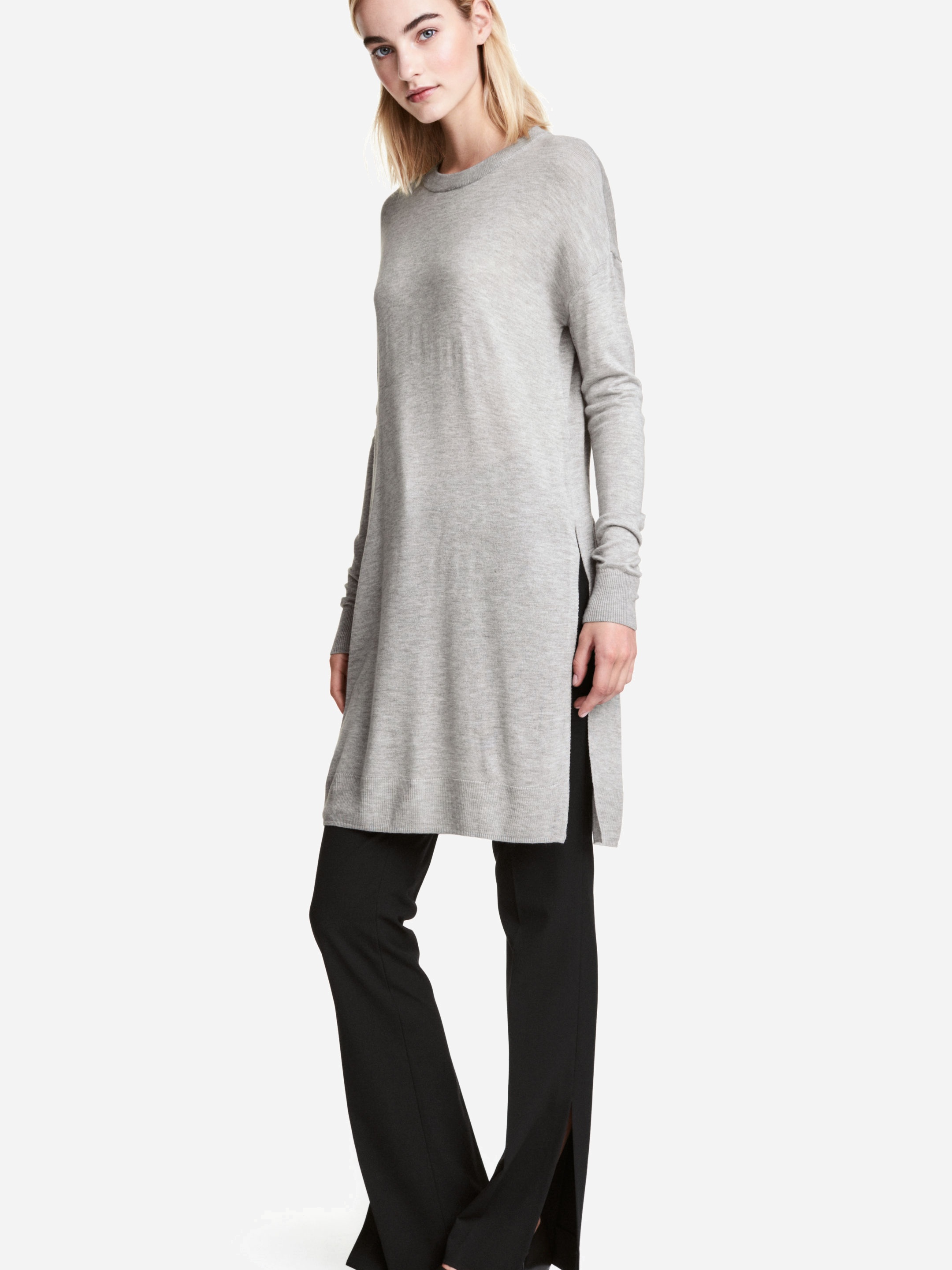 

Туника H&M XAZ181079QOEC  Серая, Туника H&M XAZ181079QOEC S Серая
