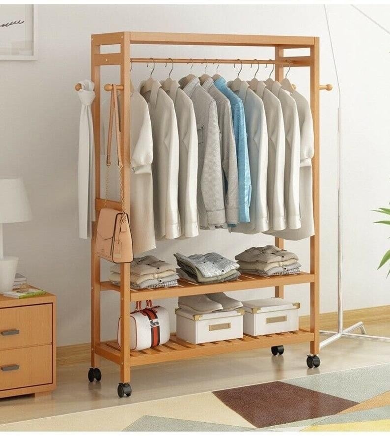 

Комбинированная стойка для одежды MODERN V.5/ painted В190см*Ш100см*Г40см Сосна