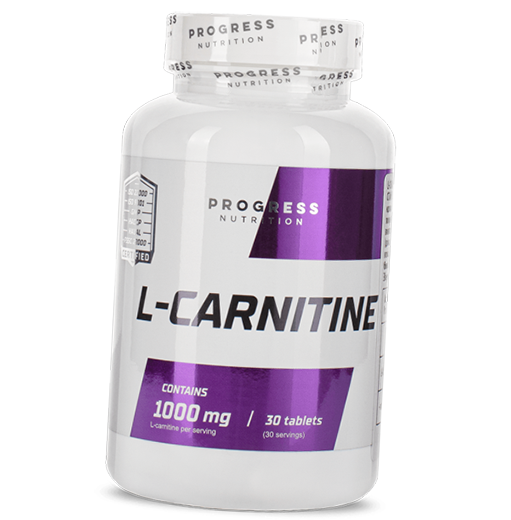 

Л Карнитин Тартрат, L-carnitine, Progress Nutrition 30таб (02461001)