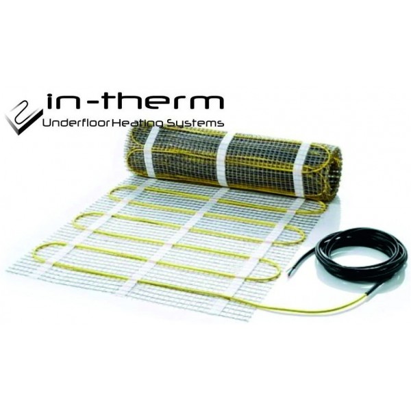 

Нагревательный мат In-Therm 0.8 кв.м, 170 Вт под плитку