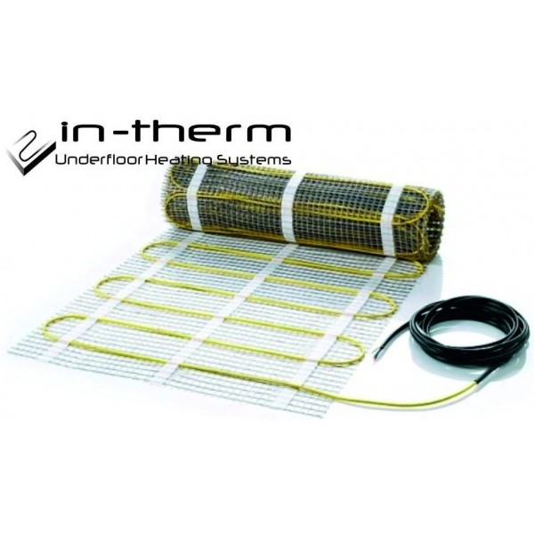 

Нагревательный мат In-Therm 7.9 кв.м, 1580 Вт под плитку