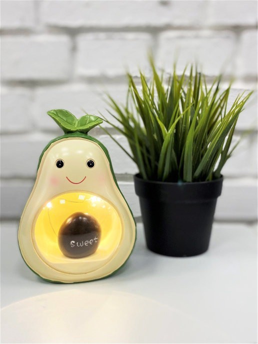 

Настольный светодиодный ночник светильник детский Avocado sweet