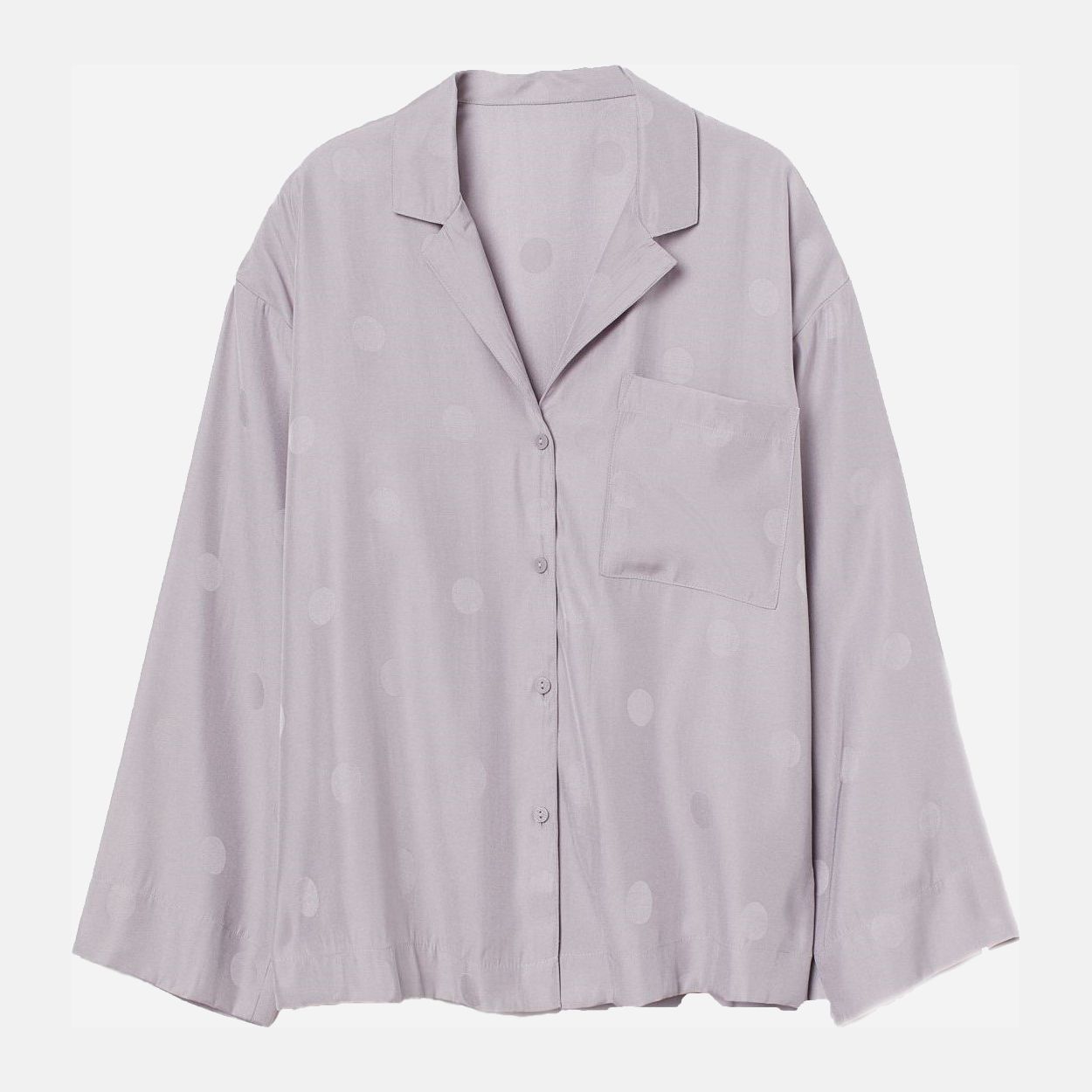 

Пижамная рубашка H&M 9498143bar S Светло-фиолетовая