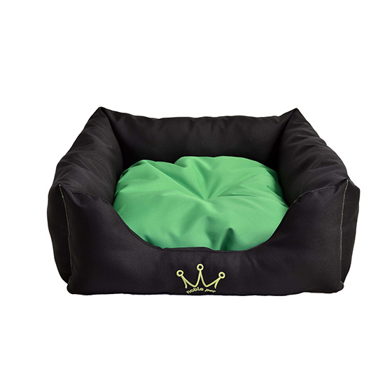 

Лежак для собак и котов Noble Pet Henry 55 x 55 x 15 Черно-зеленый