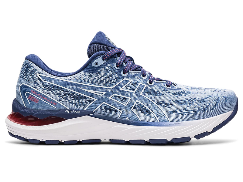 

Женские кроссовки для бега Asics GEL-CUMULUS 23 1012A888 417 NAVY 2021 39 (EU), 24,5 (CM), 7,5 (US)