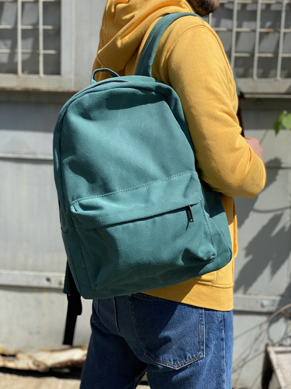 

Мужской портфель тканевый бирюза