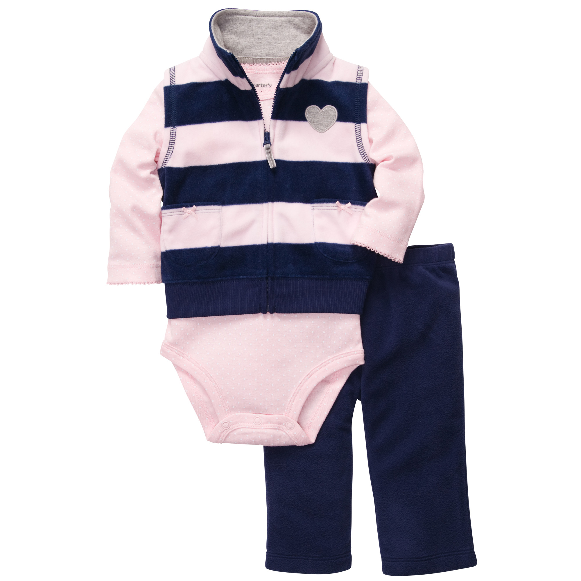 

Комплект (кофта + боди + леггинсы) Carters Разноцветный (12М/72-78) (1240)