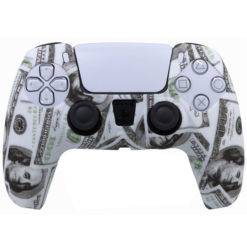 

Силиконовый чехол Honson для джойстика PS5 Dualsense (money) HS-PS5315B