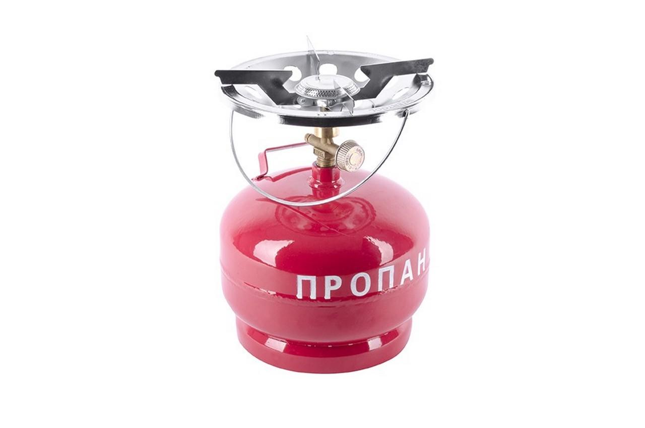 

Плита Турист Intertool - 5 л пропановый баллон (GS-0005)