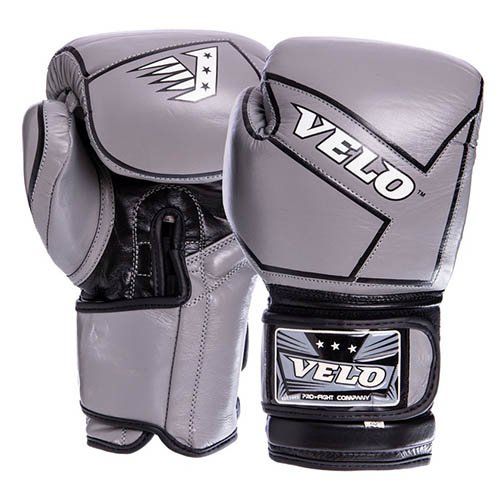

Перчатки боксерские VL-2218 Velo 12oz Серый (37241039)