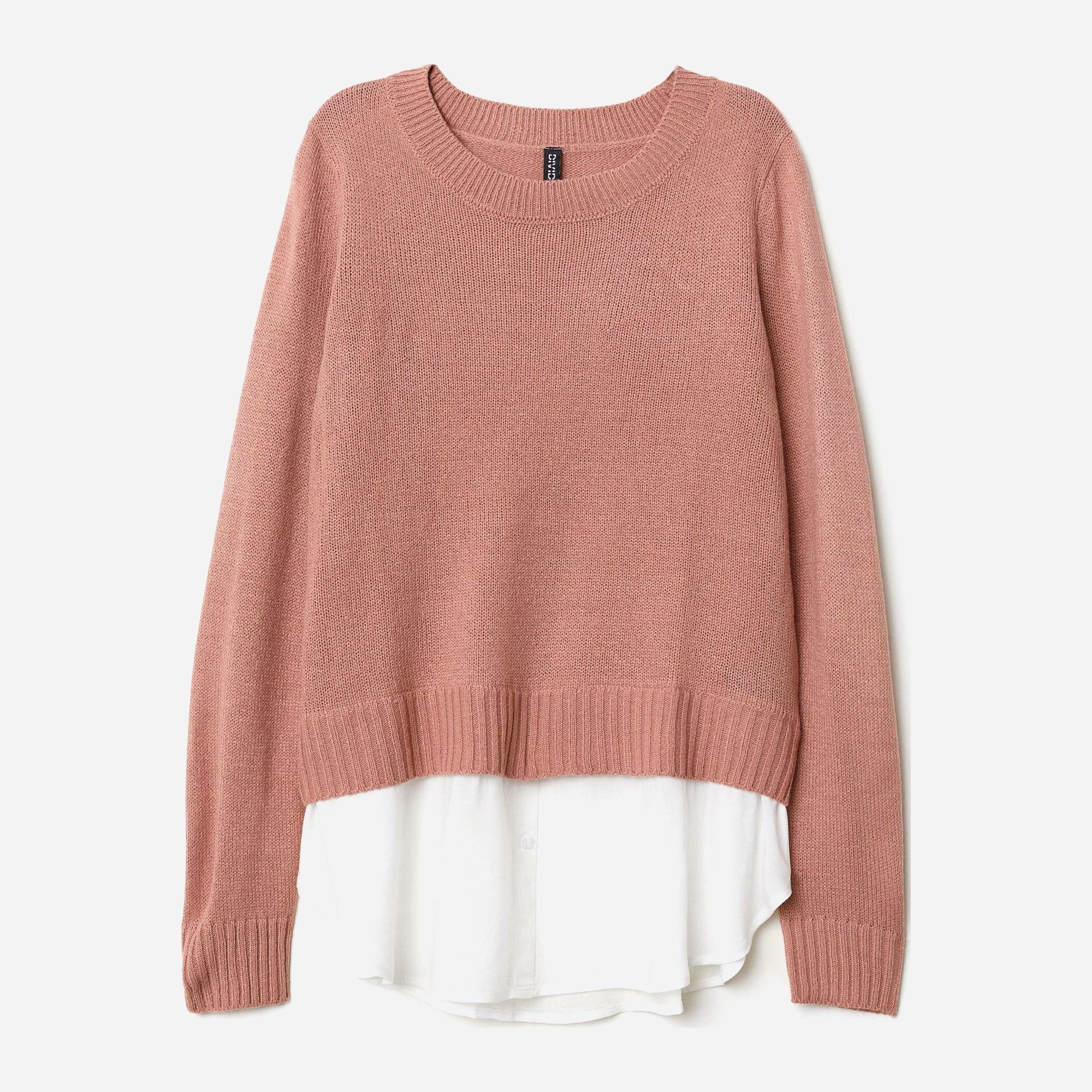

Джемпер H&M XAZ142915MFOP S Розовый с белым
