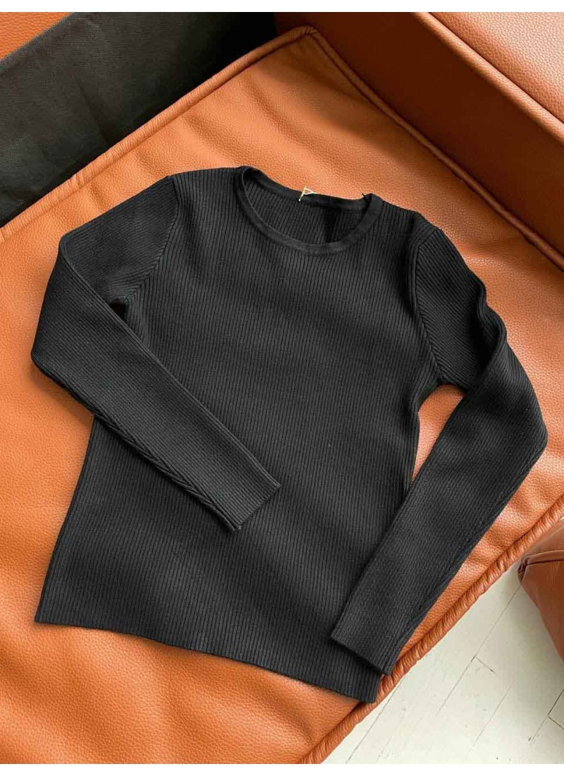 

Кофточка базовая в обтяжку из мягкого вязанного трикотажа Modern Boutique темно-зелёный, one size КО8002