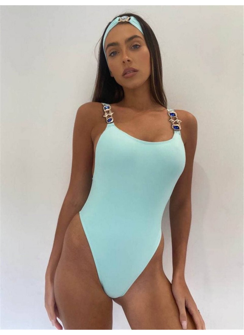 

Купальник слитный с крупными камнями на бретелях Modern Boutique голубой,  С217, Купальник слитный с крупными камнями на бретелях Modern Boutique голубой, M С217