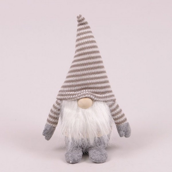 

Фигурка новогодняя мягкая Гном 23 см. Flora 44468 (NAT07334)