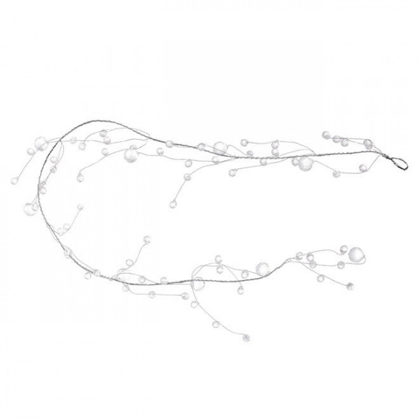 

Гирлянда металлическая с кристаллами 110 см. Flora 12696 (NAT07459)