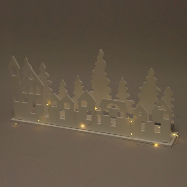 

Декорация новогодняя деревянная с LED подсветкой Flora 31003 (NAT07350)