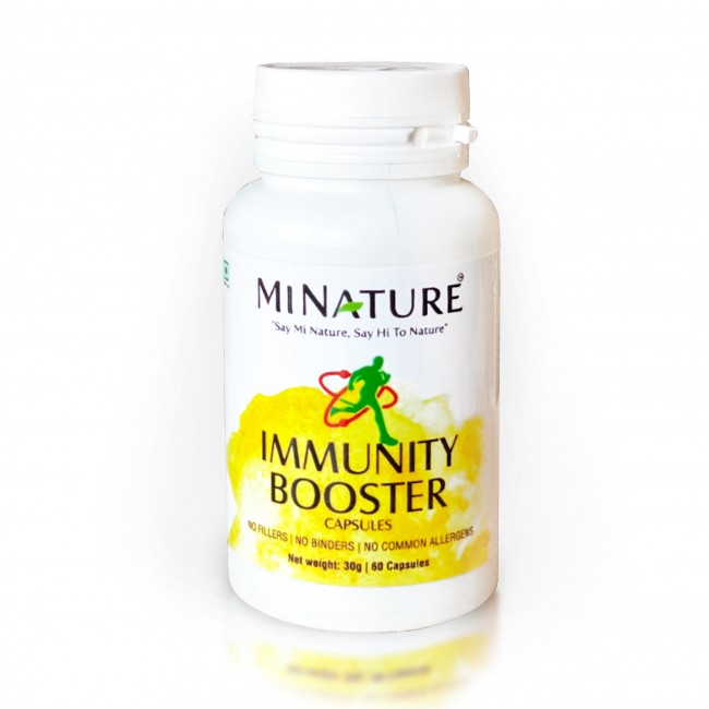 

Натуральная добавка для повышения иммунитета Minature Immunity booster 60 капсул по 500 мг