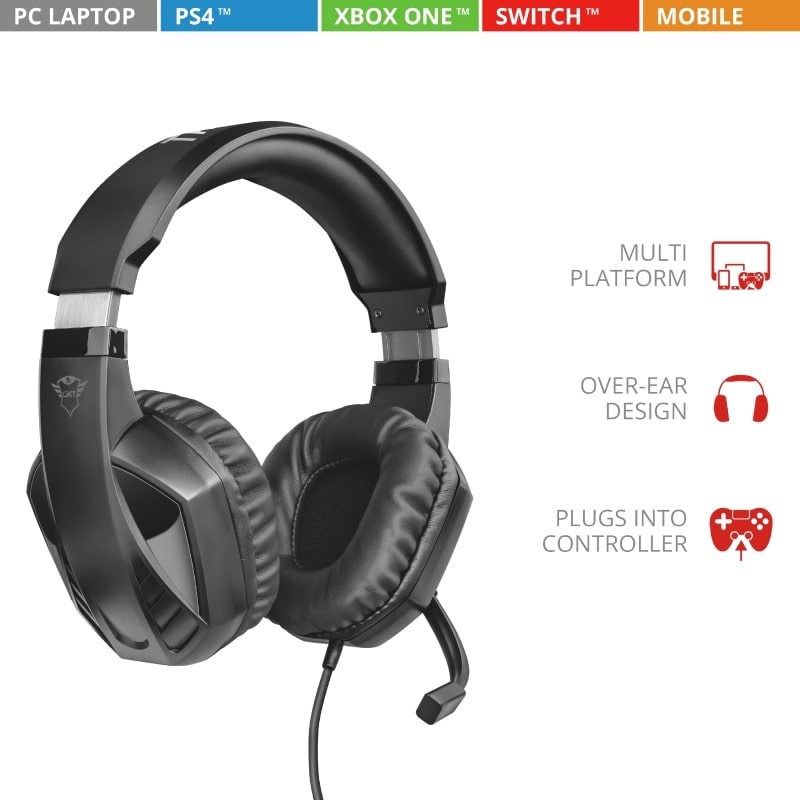 

Игровые наушники Trust GXT 412 Celaz Multiplatform 3.5mm
