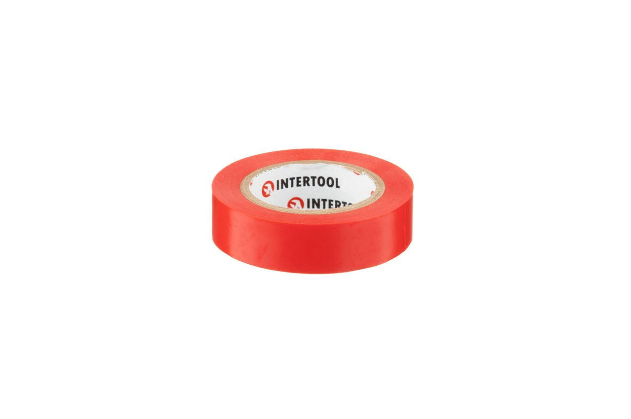 

Лента изоляционная Intertool - 25 м x 17 x 0,15 мм красная (000072951)