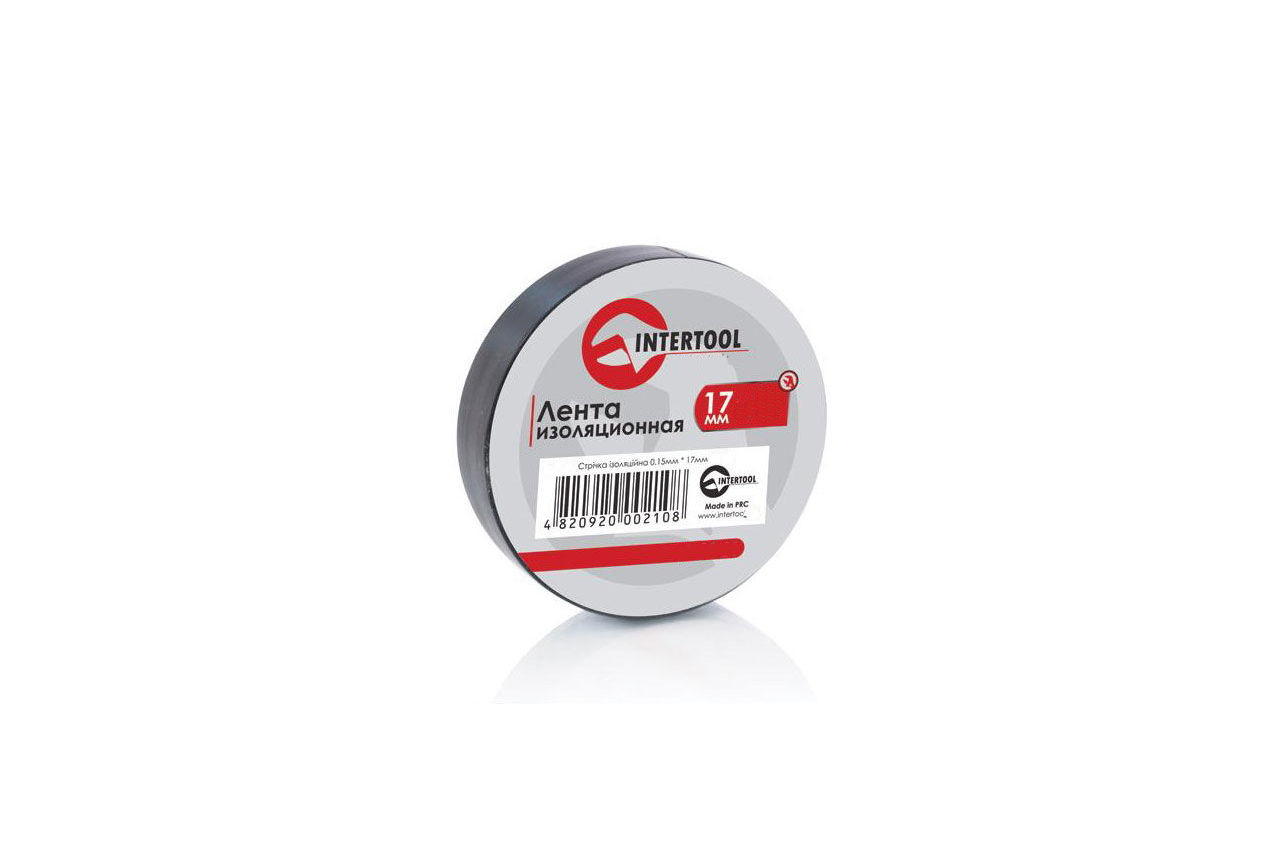 

Лента изоляционная Intertool - 25 м черная (000011578)