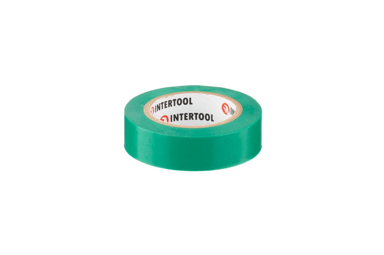 

Лента изоляционная Intertool - 25 м x 17 x 0,15 мм зеленая (000072952)