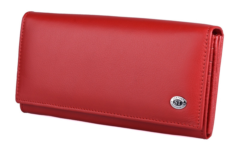 

Женский кожаный кошелек ST 634-1 Red New