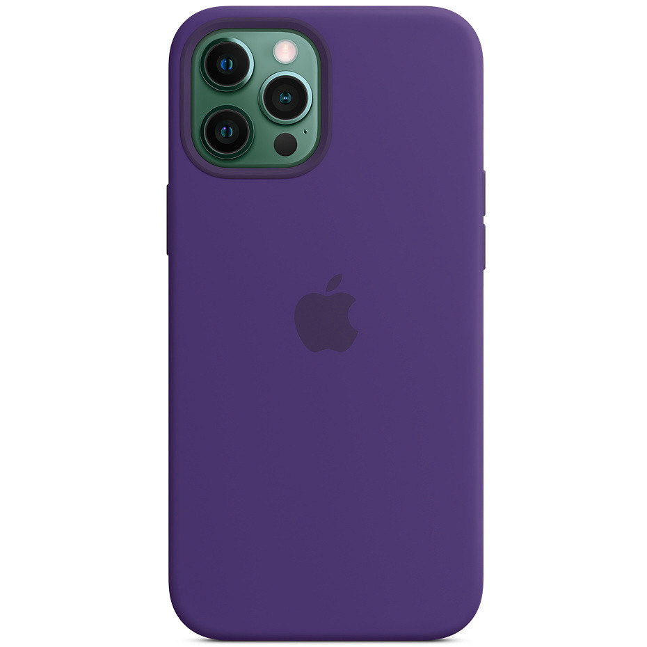 

Чехол Silicone case (AAA) full with Magsafe для Apple iPhone 12 Pro Max (6.7") Фиолетовый / Amethyst