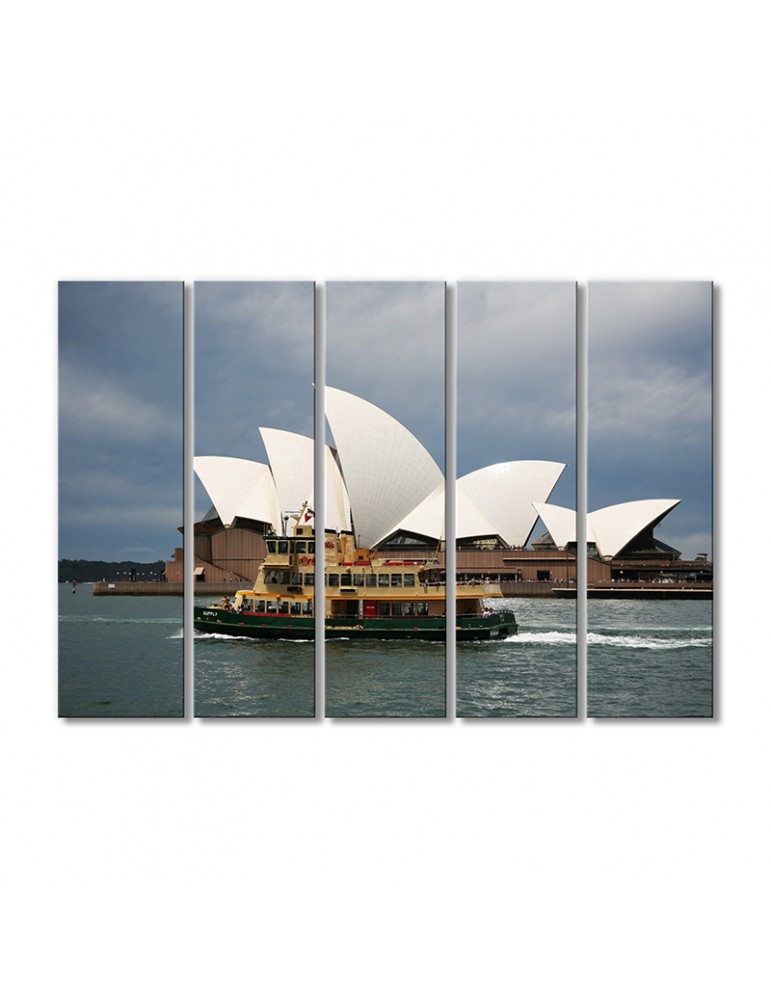 

Модульная картина Artel «Речной катер и Сиднейский оперный театр» 5 модулей 80x120 см