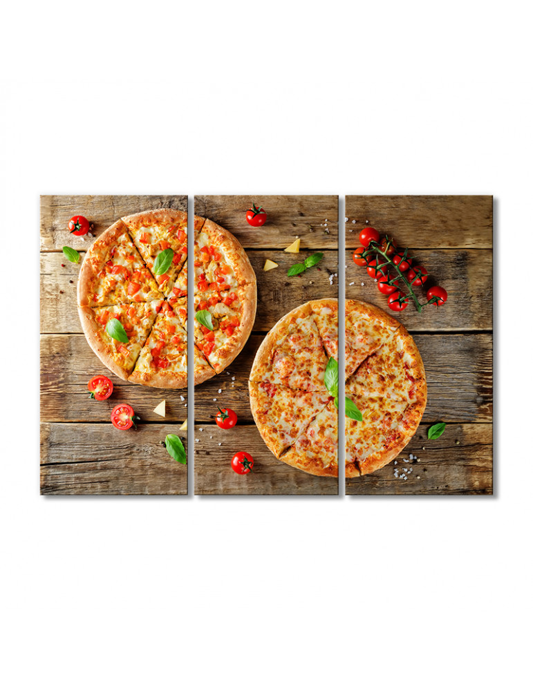 

Модульная картина Artel «Роман двух пицц» 3 модуля 120x180 см