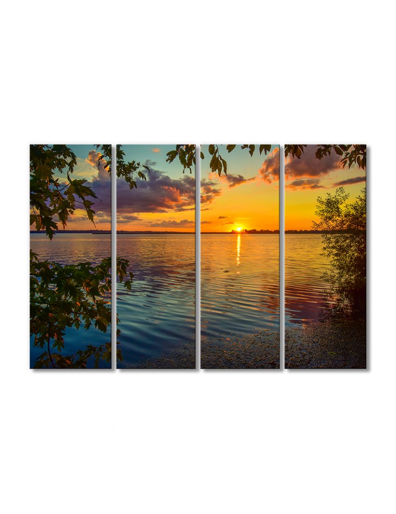 

Модульная картина Artel «Речной закат» 4 модуля 80x120 см