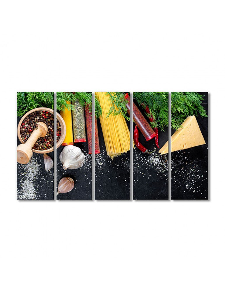 

Модульная картина Artel «Специи по вкусу» 5 модулей 120x180 см