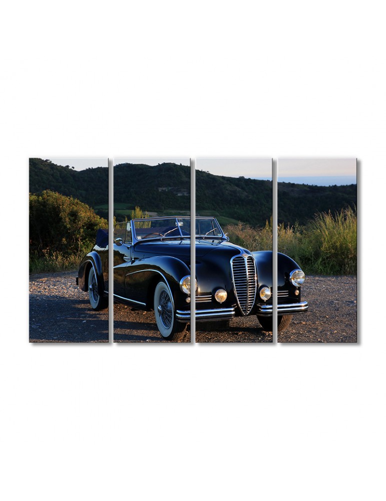 

Модульная картина Artel «Старинный автомобиль черный» 4 модуля 80x120 см