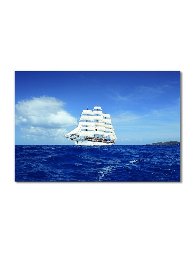 

Модульная картина Artel «Синее море и корабль с парусами» 1 модуль 80x120 см