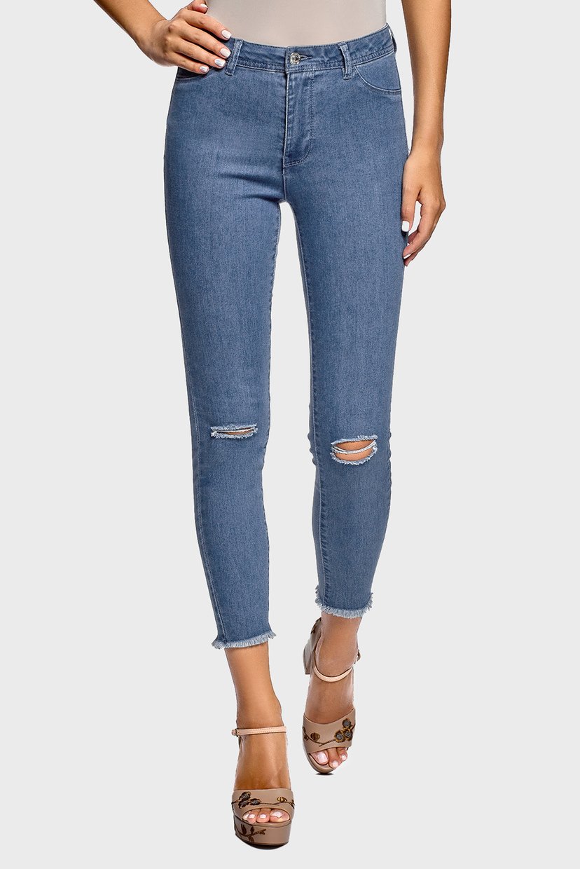 

Женские синие джинсы Oodji  12104067-2/19603/7501W, Женские синие джинсы Oodji 29-30 12104067-2/19603/7501W