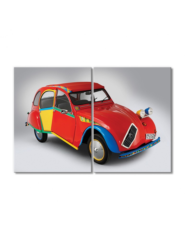 

Модульная картина Artel «Ситроен 2CV маленькая авто» 2 модуля 120x180 см