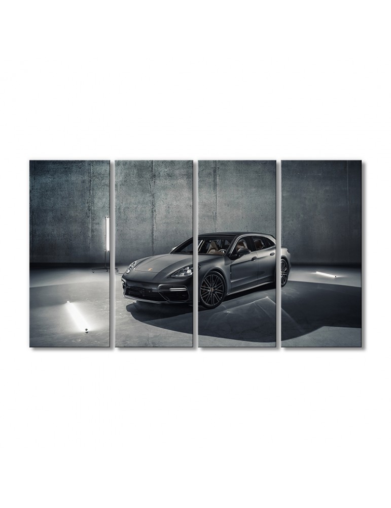 

Модульная картина Artel «Серый матовый автомобиль» 4 модуля 120x180 см