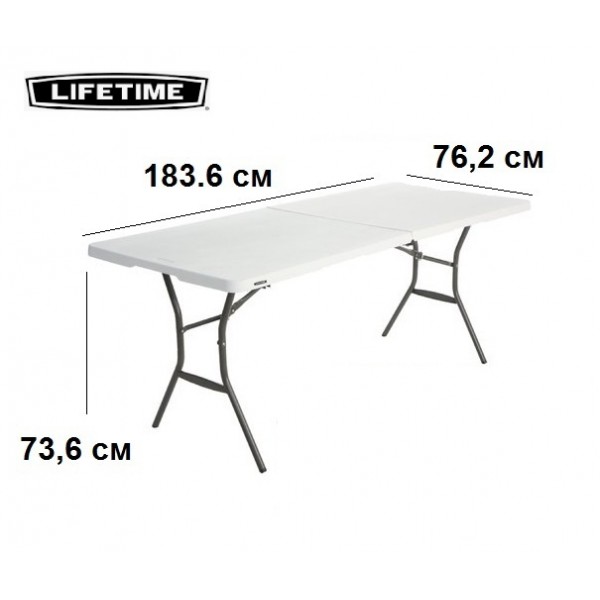 

Раскладной стол Lifetim 183х76х74 см