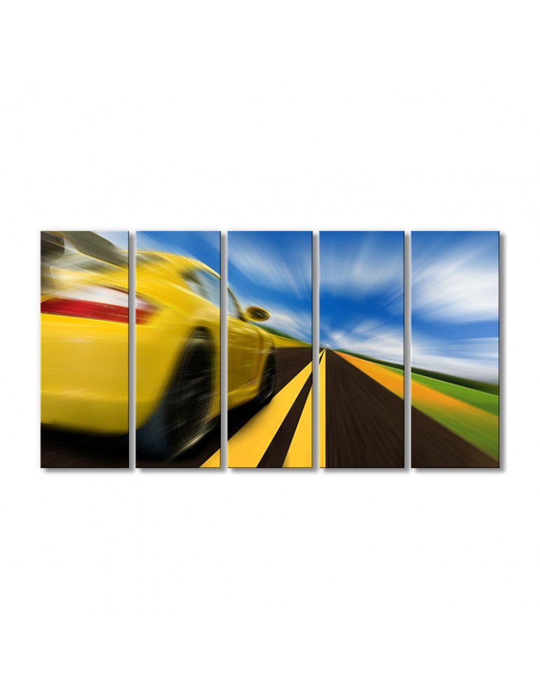 

Модульная картина Artel «Спортивное авто на скорости» 5 модулей 90x135 см