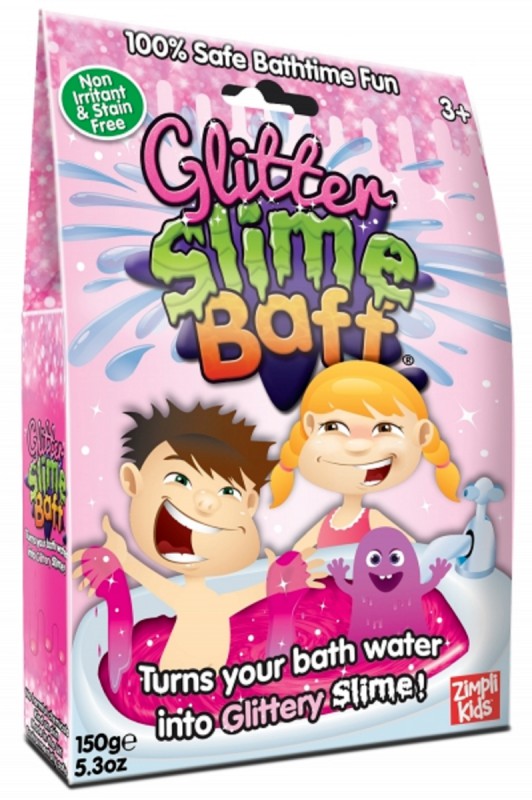 

Слизь для ванны Zimpli Kids Glitter Slime Baff блестки 150 г розовый (5901)