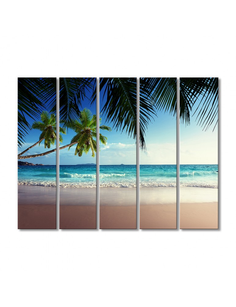 

Модульная картина Artel «Тропический пляж» 5 модулей 120x180 см