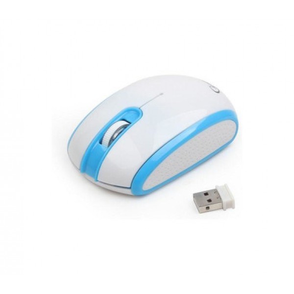 

Мышь Gembird MUS-105-B USB интерфейс, бело-синий цвет
