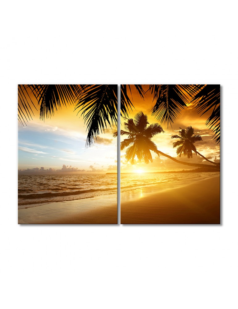 

Модульная картина Artel «Тропический закат» 2 модуля 80x120 см