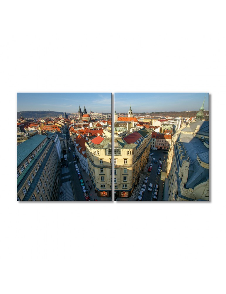 

Модульная картина Artel «Центральная улица города» 2 модуля 80x120 см
