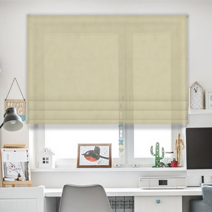 

Римские шторы JQ Золотой песок 210х170, Верёвочный