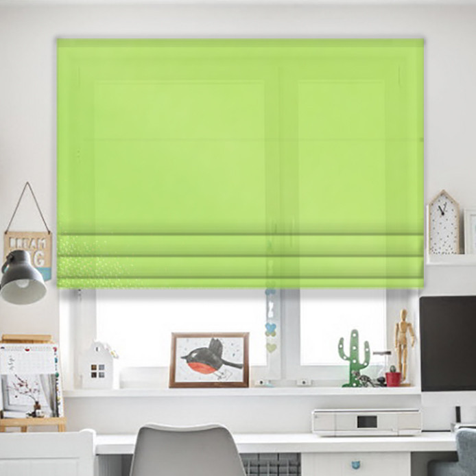 

Римские шторы JQ Зелёное Яблоко 250х170, Верёвочный