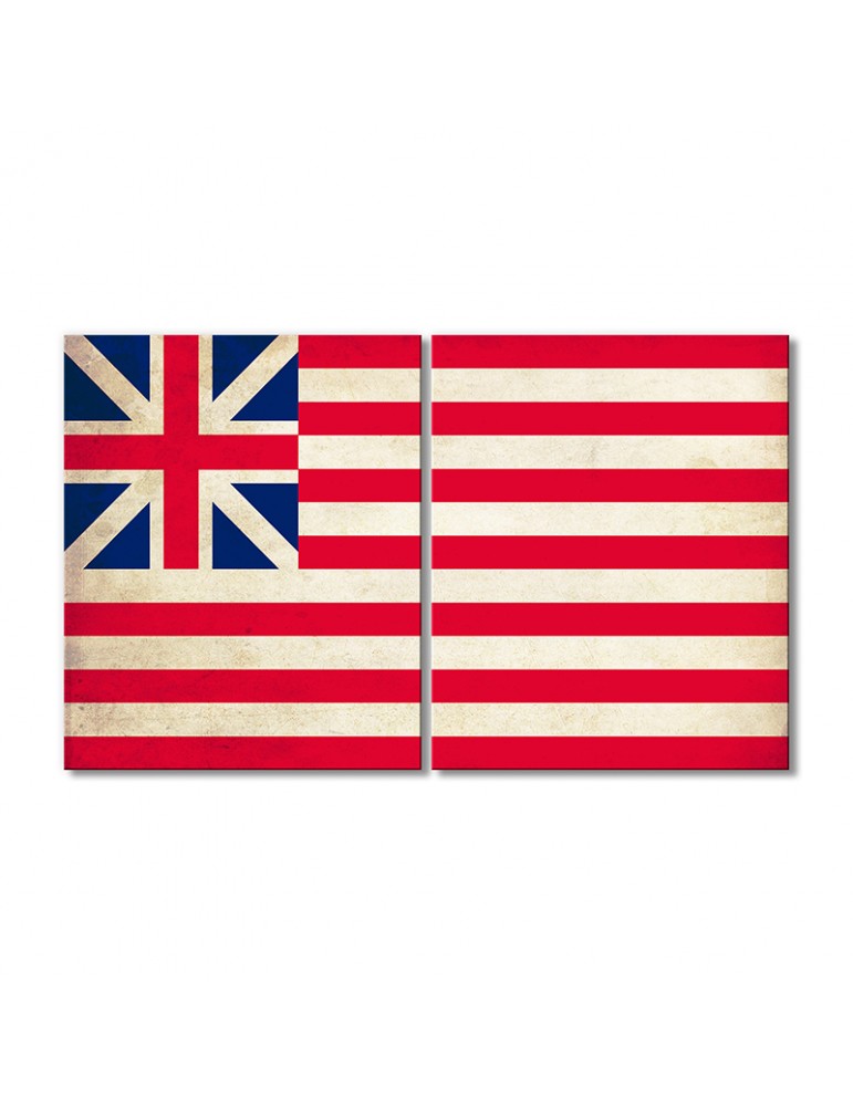 

Модульная картина Artel «Флаг США в период 1776-1777 гг.» 2 модуля 60x90 см