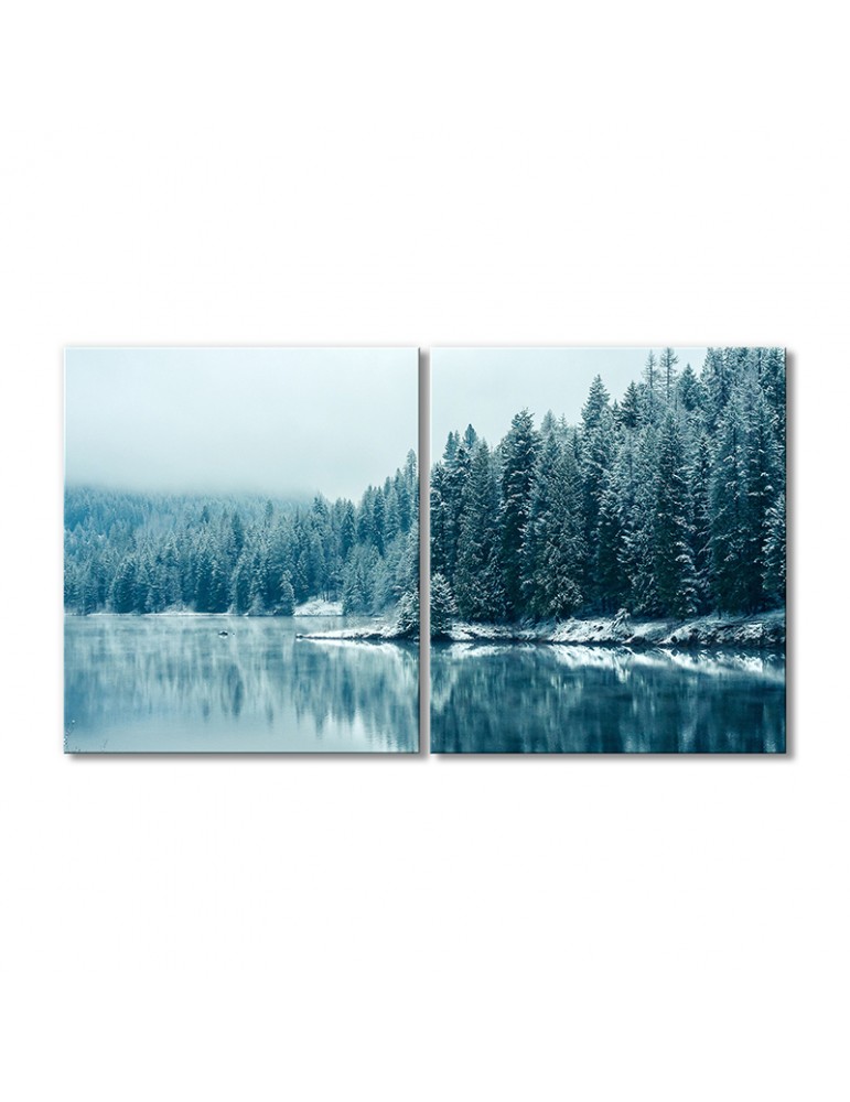 

Модульная картина Artel «Финляндия лес в снегу» 2 модуля 80x120 см