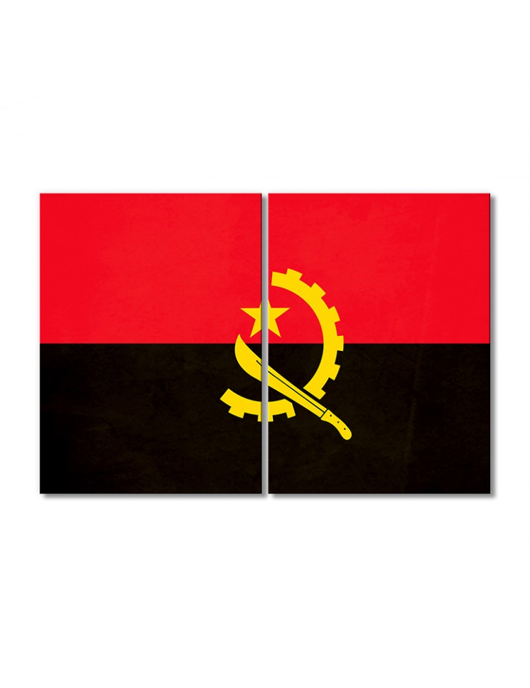 

Модульная картина Artel «Флаг Анголы (Республики Ангола)» 2 модуля 70x105 см